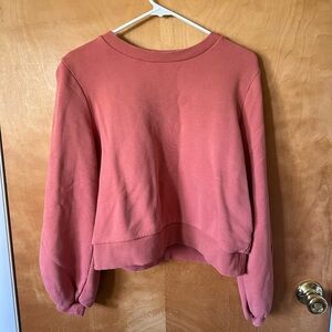 a new day Coral Crewneck Top